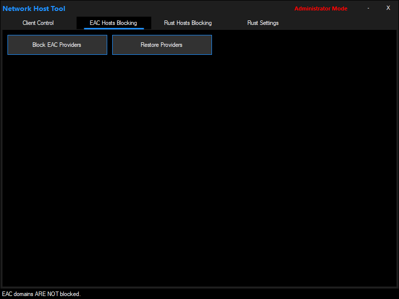 Network Tool EAC Network Block